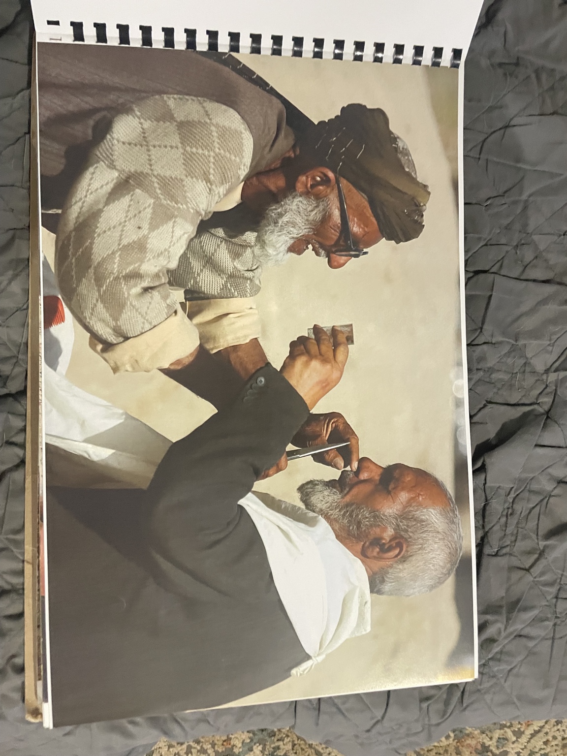 Two elders in conversation